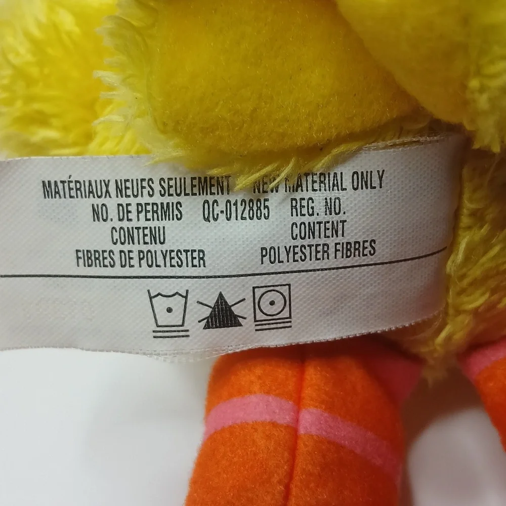 10” Sesame Street Big Bird Yellow‎ Plush Toy 2013 Hasbro